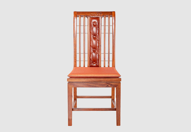 三角镇芙蓉榭中式实木餐椅效果图
